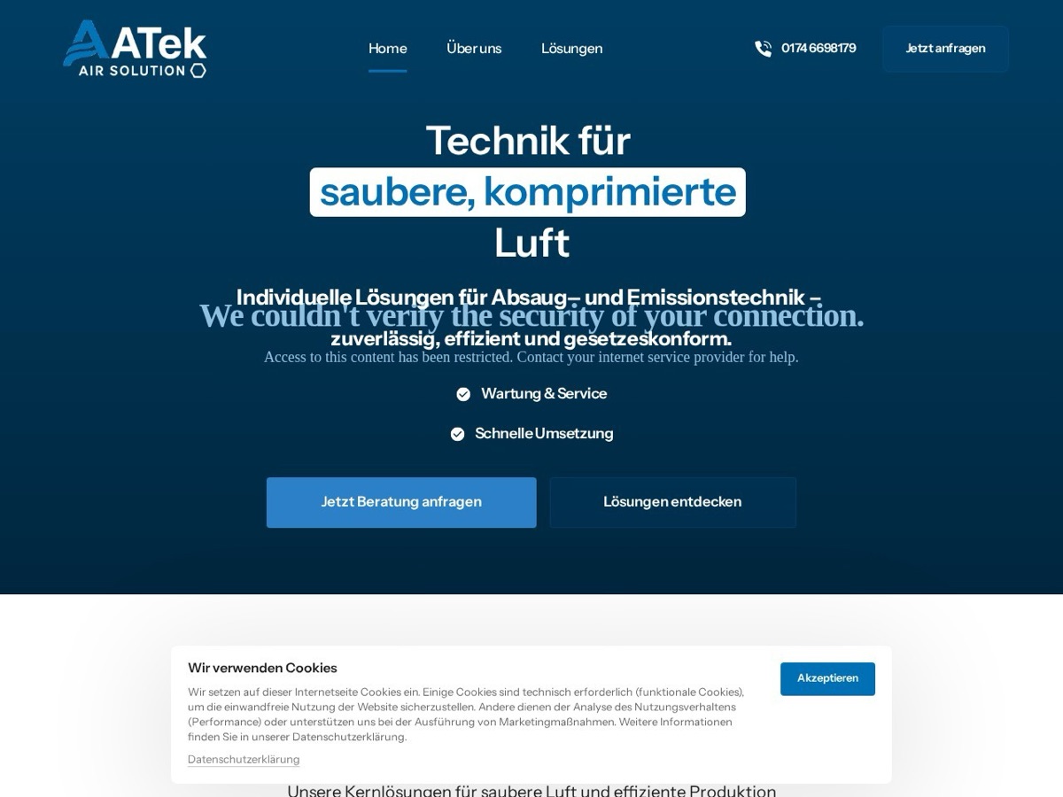 atek-airsolution.de — Website