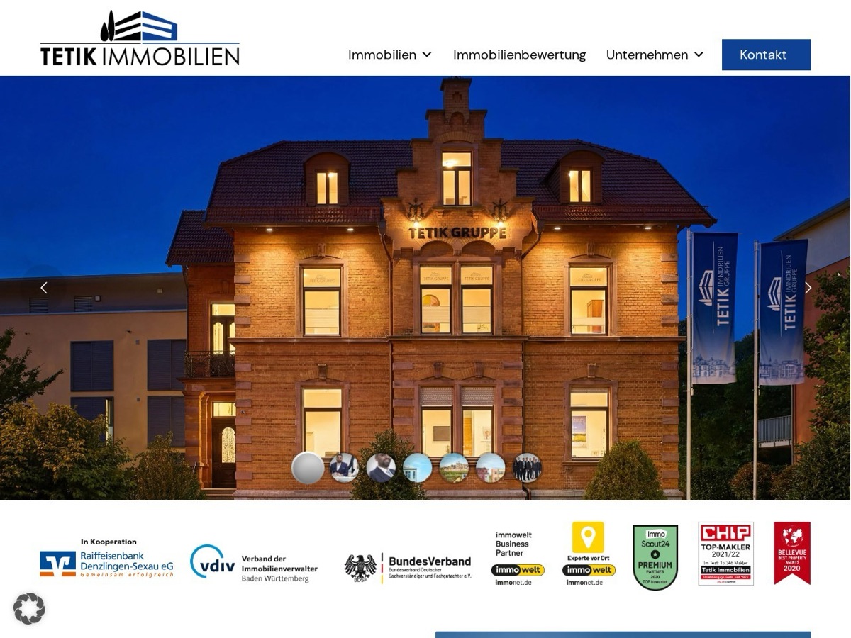 tetik-immobilien.de — Website von GrowPotential
